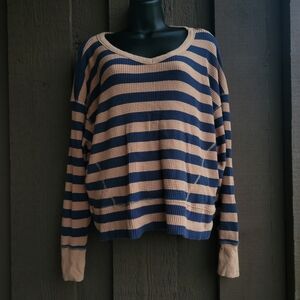 ☀️Aerie OFFLINE Wow Oversized Waffle Thermal Top Long Sleeve S